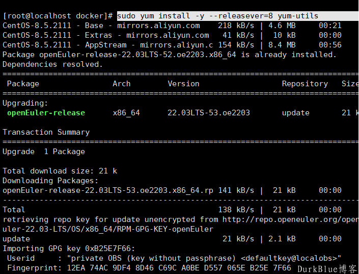 麒麟系统安装docker时发现yum install-y yum-utils报错 No match for argument:Unable to find a 第3张 麒麟系统安装docker时发现yum install-y yum-utils报错 No match for argument:Unable to find a 第3张